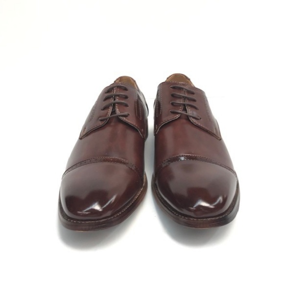 Amali Men\'s Brown Oxford Dress Shoes Leather Lined Cap Toe Sizes 8.5 - 11 main image 6